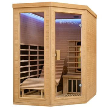Homestar Infracrvena kabina Kolding 130x190x190 cm smeđa