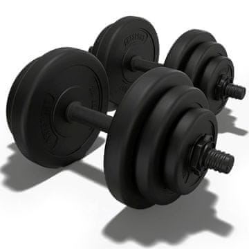 Homestar Set bučica 20 kg crni, metal