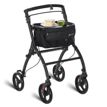 Homestar Rollator za unutarnju upotrebu, hodalica, 56x66x90-103 cm, crna