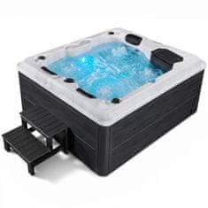 Homestar Vrtni whirlpool Oasis 210x160x80 cm sivi
