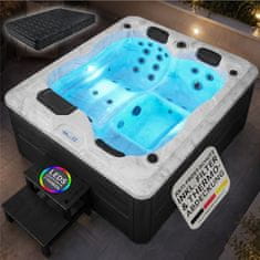 Homestar Vrtni whirlpool Oasis 210x160x80 cm sivi