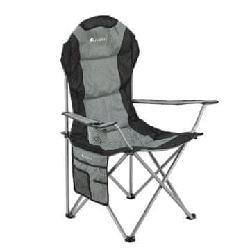 Homestar Kamp stolica Lido 62x62x102 cm siva