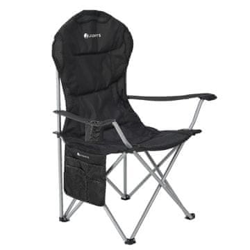 Homestar Kamp stolica Lido 62x62x102 cm Crna