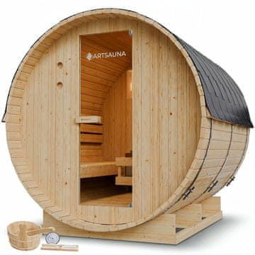 Homestar Bačvasta sauna Spitzbergen 220 cm za 6 osoba
