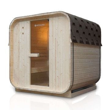 Homestar Vanjska bačvasta sauna Nolvik L 120x128x194 cm prirodna