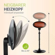 Homestar Infracrveni grijač 2000W 170x50x50 cm Crni