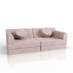 Homestar Dječja igraća sofa Kayo 150x75x50 cm ružičasta