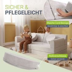 Homestar Dječja igračka sofa Kayo 150x75x50 cm bež