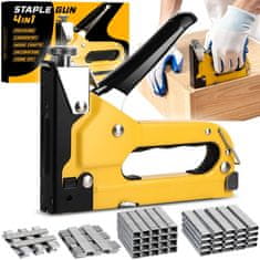 MG Stapler V1 ručna klamerica za tapeciranje i drvo, žuta