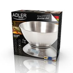 AD ADLER AD 3134 Digitalna kuhinjska vaga s posudom