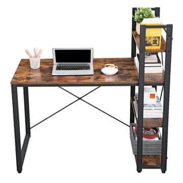 Songmics Radni stol 120x60x120 cm smeđi