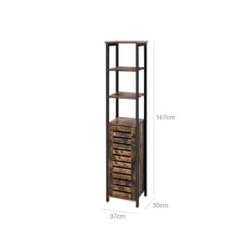 Songmics Visoki ormar 37x30x167 cm smeđi