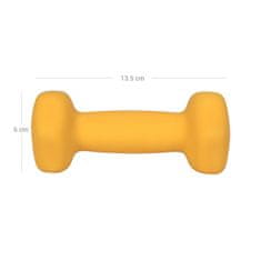 Songmics Set bučica 2 komada 1 kg crne boje