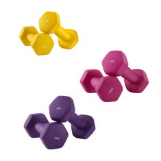 Songmics Set bučica heksagonalnih s postoljem 11.5x5x4.5 cm žute boje