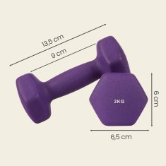 Songmics Set bučica heksagonalnih s postoljem 11.5x5x4.5 cm žute boje