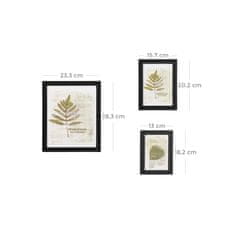 Songmics Set okvira za slike 10 komada 20x25 cm 13x18 cm 10x15 cm Bijela