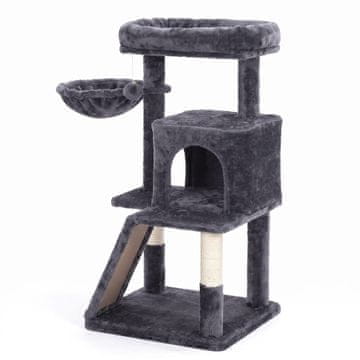 Songmics Stablo za mačke 48.1x48.1x96.1 cm Sivo