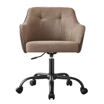 Songmics Uredska stolica 64x64x83-93 cm smeđa