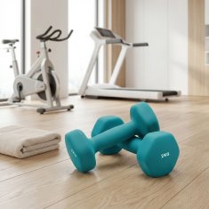 Songmics Set bučica 3 para 2x1 kg 2x2 kg 2x3 kg Roza Akvamarin Plava
