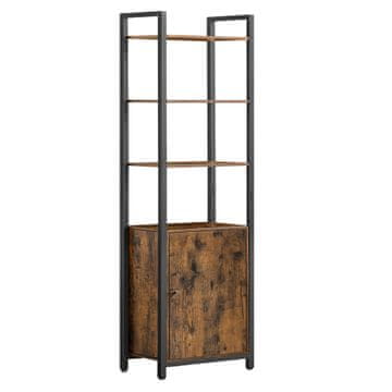 Songmics Knjigovnica 6 polica 24x40x159.5 cm smeđa
