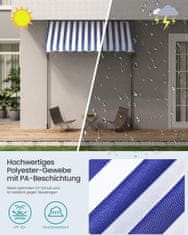 Songmics Tenda podesive visine 250x120 cm plava