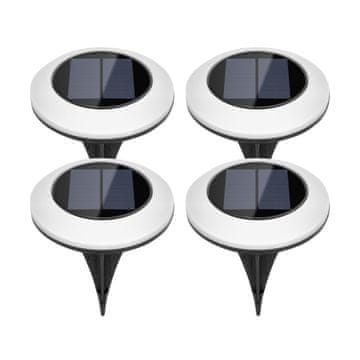 Rebel TOOLS Set od 4 solarne vrtne podne lampe