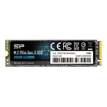 slomart Silicon Power P34A60 M.2 NVMe SSD 1TB PCIe