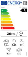 Hoover H3W 47SBL8H-S perilica rublja, 7kg