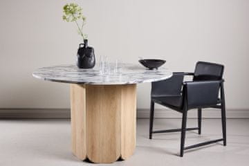 Venture Design AB Okrugli stol za blagovanje 120x75 cm svijetlosivi
