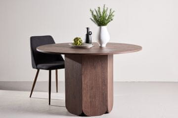 Venture Design AB Okružni stol za blagovanje 120x75 cm smeđi