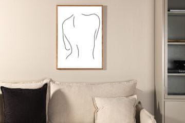 Venture Design AB Poster Žene 70x100 cm Bijela