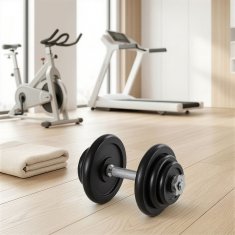 Songmics Set bučica 2 komada 35x21.3 cm 40 kg crne boje