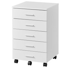 Songmics Mobilni ormarić za arhiviranje 40x42x65.7 cm Bijeli
