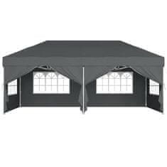 Songmics Sklopivi paviljon Gazebo 600x300x264 cm Sivi