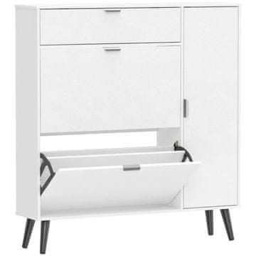 Homestar Ormarić za cipele 99,4x23,8x106,6 cm bijeli