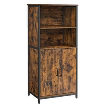 Songmics Knjigovod 60x35x125 cm smeđa