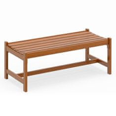 Costway Drvena klupa za terasu 44" Set od 1