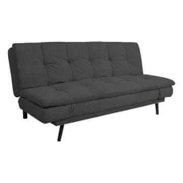 Homestar Sofa na razvlačenje ROXY 189x88x91 cm, tamnosiva
