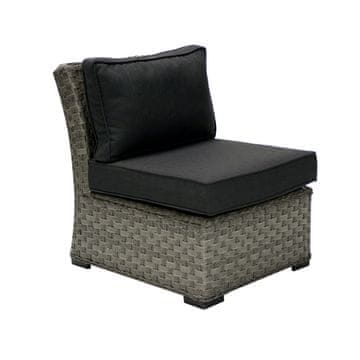 Homestar Modularni sofa GENEVA bez naslona, siva