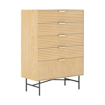 Homestar Kredenac BASSEL 80x40x114 cm