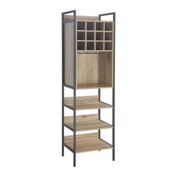 Homestar Stalak za vino HANNES 52x40x180 cm rustikalni melamin