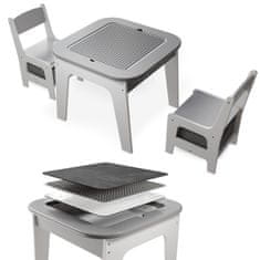 Homestar Dječji stol i stolica set Milou sivi