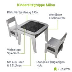 Homestar Dječji stol i stolica set Milou sivi