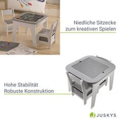 Homestar Dječji stol i stolica set Milou sivi