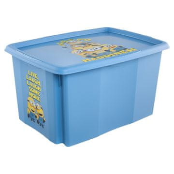 keeeper karolina "minions happiness" složiva kutija s poklopcem 24 l