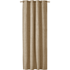 Nikcorp Jemidi Elfie poluprozirna lanena zavjesa s ušicama, 140x245 cm, bež, 100% poliester, elegantan dizajn, polu-zatamnjujuća, brza montaža, jednostavno održavanje, za dnevnu i spavaću sobu