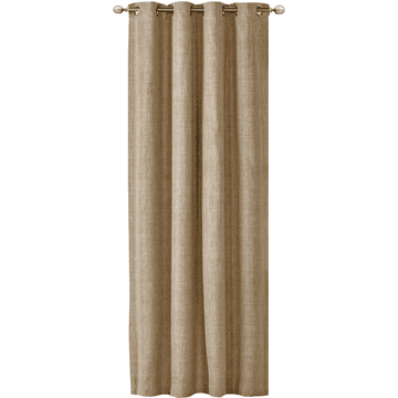 Nikcorp Jemidi Elfie poluprozirna lanena zavjesa s ušicama, 140x245 cm, bež, 100% poliester, elegantan dizajn, polu-zatamnjujuća, brza montaža, jednostavno održavanje, za dnevnu i spavaću sobu