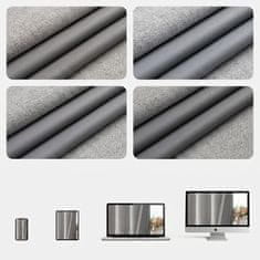 Nikcorp Joydeco Zavjese za zamračivanje s toplinskom izolacijom, 2 komada, 117 x 137 cm, efekt lana, 100% blokada svjetlosti, ušteda energije, metalne ušice, sive