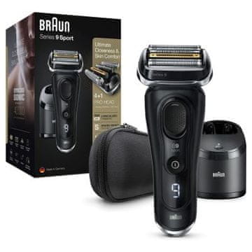 Braun Serija 9 9352cc sportski brijač s mrežicom, 4 oštrice, aktivna Quattro glava