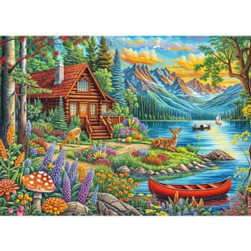 Nikcorp Puzzle za Odrasle 1000 Komada Pejzaž Slagalica Dekoracija Interijera 70x50 cm, Visokokvalitetni Papir, Set za Opuštanje i Trening Uma, Poklon za Rođendan i Božić, 14+